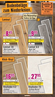 Laminat im aktuellen Hornbach Prospekt (Fürth) Laminat im Hornbach Prospekt "Andere feiern Tore, du dein Projekt" mit 30 Seiten (Fürth)