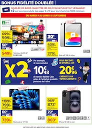 Offre IPhone dans le catalogue Carrefour du moment à la page 6