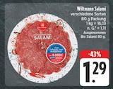 Aktuelle Wurst Angebote bei EDEKA in Würzburg Aktuelles Feinschmecker Salami Angebot bei EDEKA in Würzburg ab 1,29 €