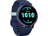 VIVOACTIVE® 5 MUSIC Smartwatch faserverstärktes Polymer Silikon, 20mm, Kapitänsblau/Blau Metallic von GARMIN im aktuellen MediaMarkt Saturn Prospekt für 199,00 €