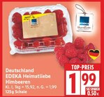 Himbeeren von EDEKA Heimatliebe für 1,99 € bei EDEKA im Angebot Himbeeren von EDEKA Heimatliebe im aktuellen EDEKA Prospekt