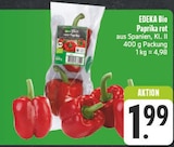 Bio Paprika rot Angebote von EDEKA bei E center Dresden für 1,99 €