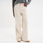 Pantalon wide leg effet velours sable femme en promo chez La Halle Le Havre à 20,99 €