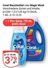Coral Waschmittel oder Magic Wash im Angebot bei GLOBUS in St. Ingbert Coral Waschmittel oder Magic Wash Angebote bei GLOBUS St. Ingbert für 3,79 €