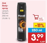 Body-spray im Angebot bei Netto Marken-Discount in Weimar Body-spray Angebote von Axe bei Netto Marken-Discount Weimar für 3,99 €