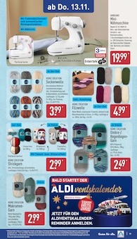 Filzwolle Angebot im ALDI Nord Prospekt, gültig von 10.11.2025 bis 15.11.2025 Filzwolle Angebot im aktuellen ALDI Nord Prospekt auf Seite 23