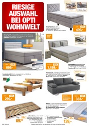 Lattenrost im Opti-Wohnwelt Prospekt in Bamberg Aktueller Opti-Wohnwelt Prospekt mit Lattenrost, "Aktuelle Angebote", Seite 8