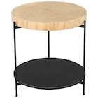 Aktuelle Wohnzimmertisch Angebote bei XXXLutz Möbelhäuser in Wuppertal Aktuelles BEISTELLTISCH 50/50/55 cm Eiche furniert Schwarz, Eichefarben rund Angebot bei XXXLutz Möbelhäuser in Wuppertal ab 47,90 €