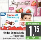 Schokolade von Kinder im aktuellen EDEKA Prospekt für 1,15 €