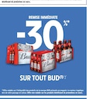 Intermarché Super Cholet - Promo -30% de remise immédiate sur tout Bud Promo -30% de remise immédiate sur tout Bud à dans le catalogue Intermarché Super à Cholet