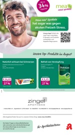 mea - meine apotheke Apotheken Prospekt der aktuellen Woche mit 4 Seiten, gültig von 01.08.2026 bis 31.08.2026, in Meldorf und Umgebung Aktueller mea - meine apotheke Apotheken Prospekt in Meldorf und Umgebung, "Unsere August-Angebote" mit 4 Seiten, 01.08.2026 - 31.08.2026