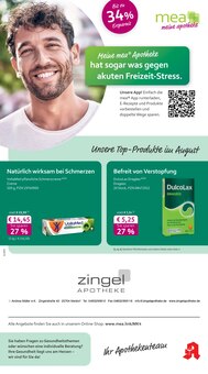 mea - meine apotheke Prospekt der KW 35 "Unsere August-Angebote" Aktueller mea - meine apotheke Prospekt "Unsere August-Angebote" Seite 1 von 4 Seiten
