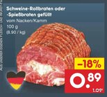 Schweine-Rollbraten im Angebot bei Netto Marken-Discount in Kaufbeuren Schweine-Rollbraten Angebote bei Netto Marken-Discount Kaufbeuren für 0,89 €