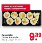 Futomaki Lachs Avocado Angebote bei E center Mainz für 9,29 €