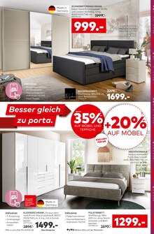 Boxspringbett im porta Möbel Prospekt "Besser gleich zu porta." mit 18 Seiten (Berlin)