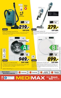 Waschmaschine im MEDIMAX Prospekt "TV-BONUSWOCHE GEHT IN DIE VERLÄNGERUNG" mit 8 Seiten (Dinslaken)