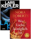 Königliche Romanze oder Thriller (Mängelexemplar) Angebote von Nora Roberts oder Lars Kepler bei REWE Herne für 5,00 €