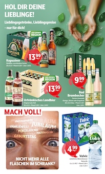 Volvic im Getränke Hoffmann Prospekt "Aktuelle Angebote" mit 12 Seiten (Hof)