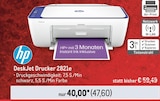 DeskJet Drucker 2821e von hp im aktuellen Metro Prospekt