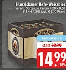 Hefe-Weissbier im Angebot bei EDEKA in Detmold Hefe-Weissbier Angebote von Franziskaner bei EDEKA Detmold für 14,99 €