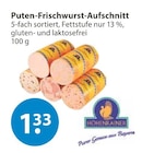 Aufschnitt im V-Markt Prospekt Puten-Frischwurst-Aufschnitt von Höhenrainer im aktuellen V-Markt Prospekt für 1,33 €