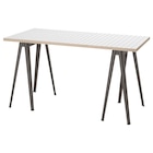 Schreibtisch weiß anthrazit/dunkelgrau von LAGKAPTEN / NÄRSPEL im aktuellen IKEA Prospekt