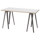 Schreibtisch weiß anthrazit/dunkelgrau Angebote von LAGKAPTEN / NÄRSPEL bei IKEA Ratingen für 78,99 €