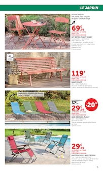 Promotion Banc dans le prospectus Super U, valable du 24/03/2026 au 06/04/2026 Promo Banc dans le catalogue Super U du moment à la page 5