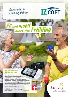 Aktueller INCORT GmbH & Co.KG Prospekt "Fit und mobil durch den Frühling" Seite 1 von 6 Seiten