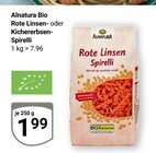 Aktuelle Nudeln Angebote bei GLOBUS in Halle (Saale) Aktuelles Rote Linsen-Spirelli Angebot bei GLOBUS in Halle (Saale) ab 1,99 €