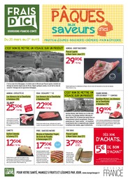 Catalogue Supermarchés Frais d'ici en cours à Lux et alentours, Pâques aux saveurs d'ici, 2 pages, 20/03/2024 - 01/04/2024
