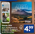 Kalender 2026 im ALDI SÜD Prospekt Kalender 2026 im aktuellen ALDI SÜD Prospekt für 4,99 €