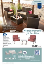 Aktueller METRO Prospekt mit Sofa, "Wochenangebote SCO + Outdoor", Seite 36