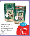 Fleischmix Hundenahrung im Angebot bei budni in Buchholz Fleischmix Hundenahrung Angebote von Christophorus bei budni Buchholz für 1,29 €