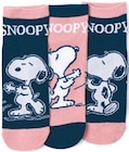 Snoopy 3 Paar Sneakersocken von Snoopy im aktuellen Netto mit dem Scottie Prospekt
