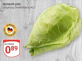 GLOBUS Wetzlar - Spitzkohl grün Angebot im Prospekt Spitzkohl grün bei GLOBUS im Wetzlar Prospekt für 0,89 €