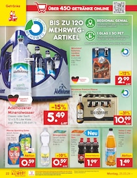 Netto Marken-Discount Mineralwasser im Prospekt 