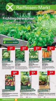 Gartenerde im Raiffeisenmarkt Prospekt "Frühlingserwachen. Die Gartensaison startet." mit 4 Seiten (Münster)