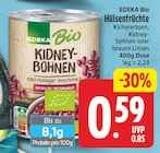 Hülsenfrüchte von EDEKA Bio für 0,59 € bei EDEKA im Angebot Hülsenfrüchte von EDEKA Bio im aktuellen EDEKA Prospekt