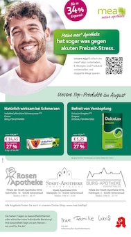 Aktueller mea - meine apotheke Prospekt "Unsere August-Angebote" für Vohenstrauß Aktueller mea - meine apotheke Prospekt für Vohenstrauß mit Seiten