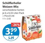 Weizen-Mix von Schöfferhofer im aktuellen V-Markt Prospekt für 3,99 €