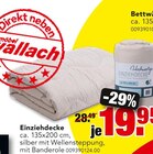 Einziehdecke Angebote bei Spar-Express Celle für 19,95 €