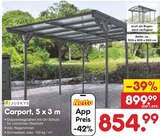 Carport im Angebot bei Netto Marken-Discount in Dachau Carport Angebote von Juskys bei Netto Marken-Discount Dachau für 854,99 €