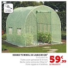 Serre Tunnel de Jardin 6m² dans le catalogue Hyper U