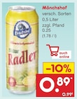 Mönchshof im Angebot bei Netto Marken-Discount in Lichtenfels Mönchshof Angebote bei Netto Marken-Discount Lichtenfels für 0,89 €