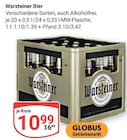 Warsteiner Bier Angebote von Warsteiner bei GLOBUS Bad Kreuznach für 10,99 €