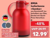 Isolierkanne im Kaufland Prospekt Isolierkanne »Samba« von EMSA im aktuellen Kaufland Prospekt für 12,99 €