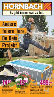 Becks im aktuellen Hornbach Prospekt (Bottrop) Becks im Hornbach Prospekt "Andere feiern Tore, du dein Projekt" mit 30 Seiten (Bottrop)