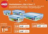 Frischhaltedosen „Clip & Close“ quadratisch von emsa im aktuellen V-Markt Prospekt für 1,50 €