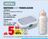 Brotdose oder Trinkflasche Angebote von Mepal bei Marktkauf Filderstadt für 5,99 €